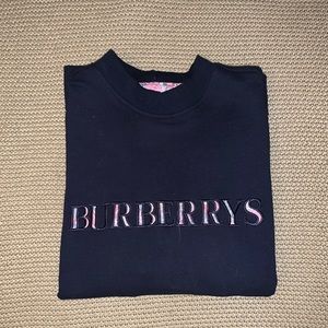 AUTH BURBERRY MOCK NECK